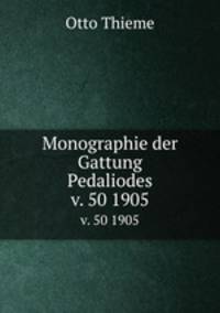 Monographie der Gattung Pedaliodes. v. 50 1905