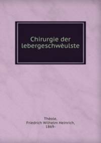 Chirurgie der lebergeschwulste