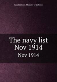 The navy list. Nov 1914