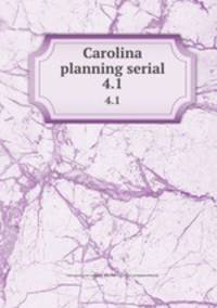 Carolina planning serial. 4.1