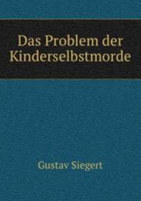 Das Problem der Kinderselbstmorde