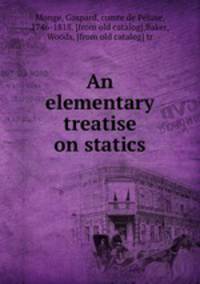 An elementary treatise on statics