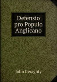 Defensio pro Populo Anglicano