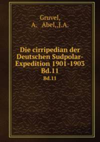 Die cirripedian der Deutschen Sudpolar-Expedition 1901-1903.. Bd.11