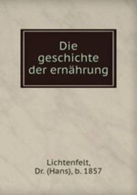 Die geschichte der ernhrung