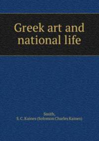 Greek art and national life