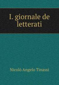 I. giornale de letterati