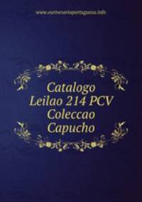 Catalogo Leilao 214 PCV Coleccao Capucho