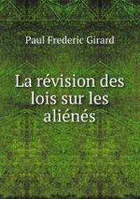 La rvision des lois sur les alins
