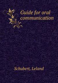 Guide for oral communication