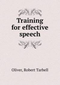 Training for effective speech