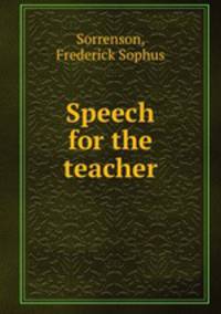 Speech for the teacher
