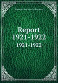 Report. 1921-1922