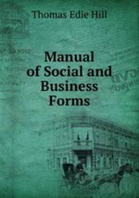Manual of Social and Business Forms
