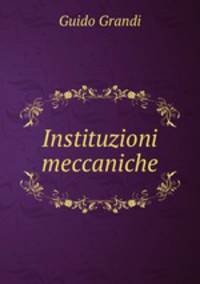 Instituzioni meccaniche