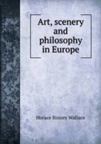 Art, scenery and philosophy in Europe