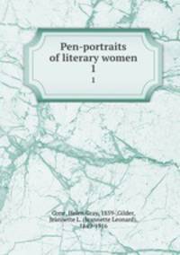 Pen-portraits of literary women. 1