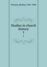 Studies in church history. 1
