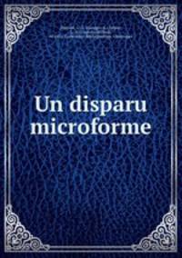 Un disparu microforme