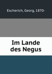 Im Lande des Negus