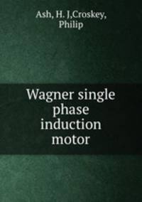 Wagner single phase induction motor
