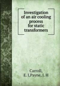 Investigation of an air cooling process for static transformers