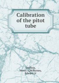 Calibration of the pitot tube
