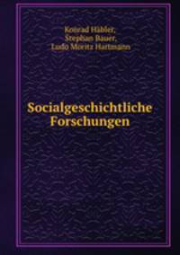 Socialgeschichtliche Forschungen