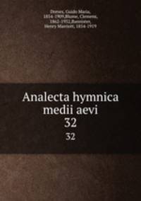 Analecta hymnica medii aevi. 32