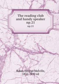 The reading club and handy speaker. np.21