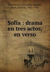 Sofa : drama en tres actos, en verso