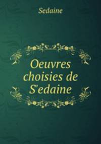 Oeuvres choisies de Sedaine