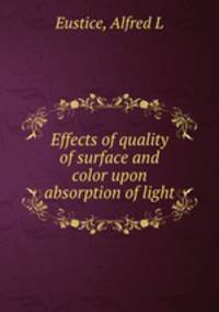 Effects of quality of surface and color upon absorption of light