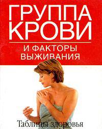 Группа крови и факторы выживания - (Таблицы здоровья)