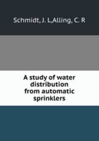A study of water distribution from automatic sprinklers