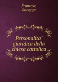 Personalita giuridica della chiesa cattolica