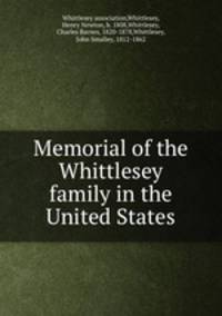 Memorial of the Whittlesey family in the United States
