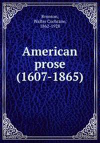 American prose (1607-1865)