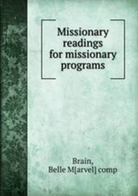 Missionary readings for missionary programs