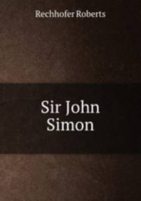 Sir John Simon