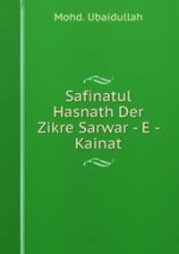 Safinatul Hasnath Der Zikre Sarwar - E - Kainat