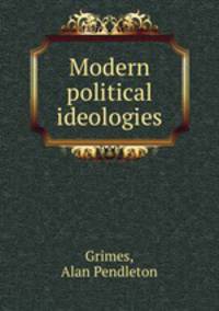 Modern political ideologies