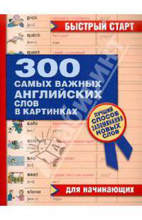 300 самых важных английских слов в картинках. Для начинающих. Учебное пособие