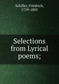 Selections from Lyrical poems;