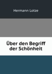 ber den Begriff der Schnheit