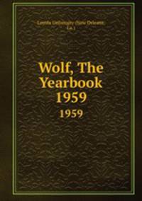 Wolf, The Yearbook. 1959