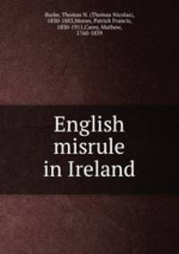 English misrule in Ireland