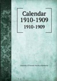 Calendar. 1910-1909