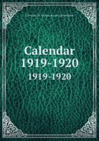 Calendar. 1919-1920