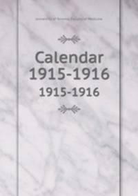 Calendar. 1915-1916